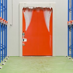Warehouse freezer door